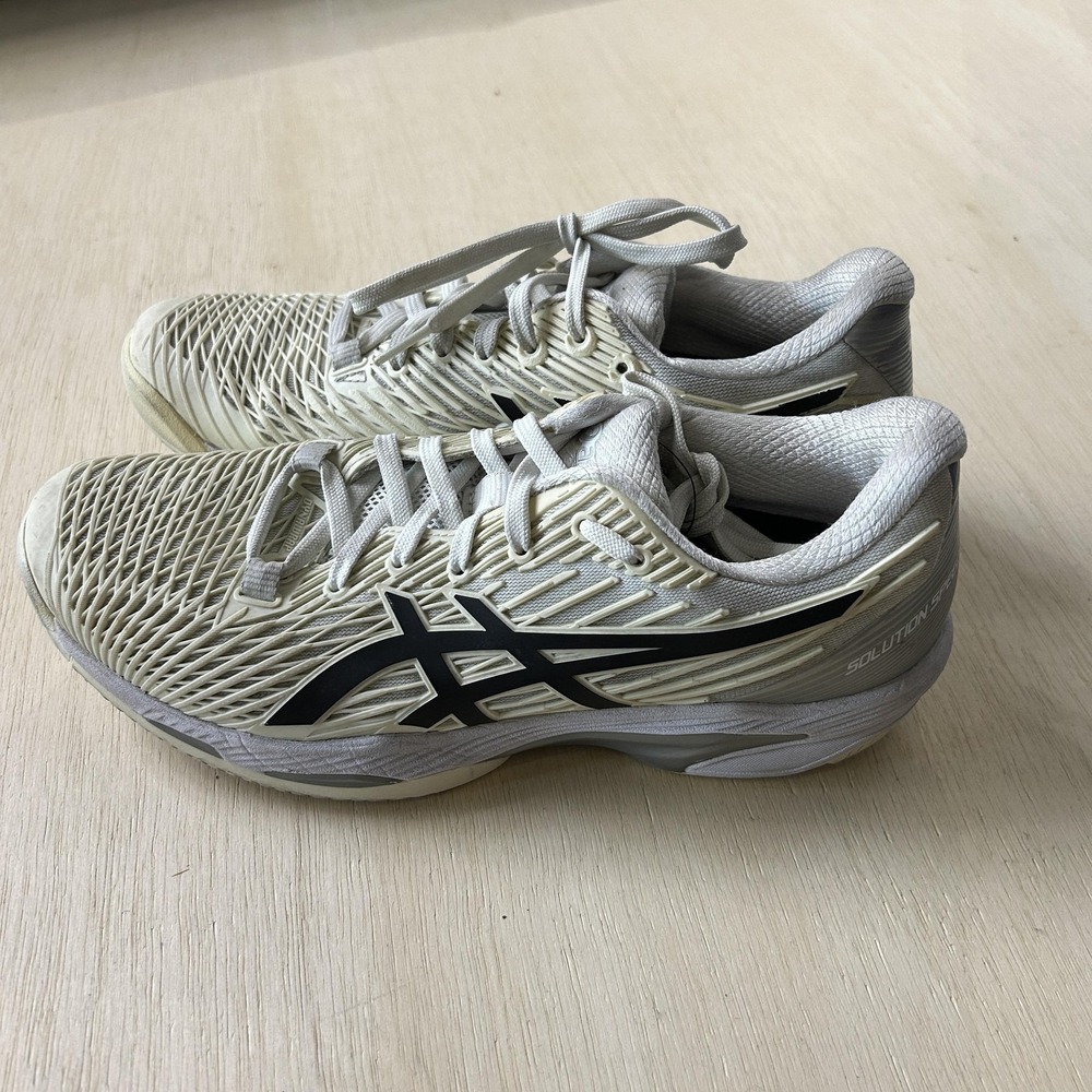 ASICS Solution Speed FF Shoes Womens Size 8.5 White Tennis Sneakers 1042A136